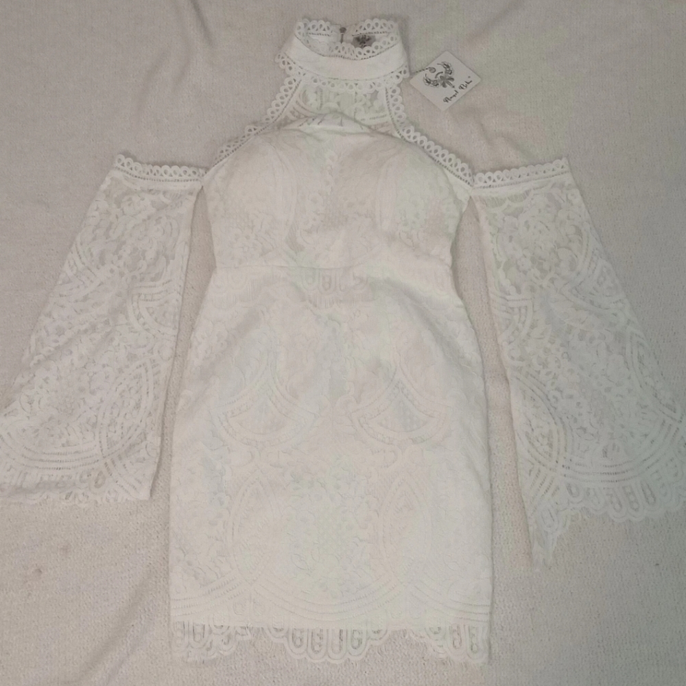 Angel Biba Alexia bell sleeve dress NWT
